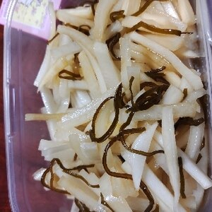 【常備菜】大根と塩昆布の簡単浅漬け